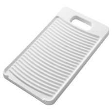 Happy Goods 抹布簡易迷你洗衣板 16 x 28.5 cm, 1個, 白色a