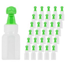 PE 연두 강아지 캐릭터 뚜껑 물약병 12ml, 100개