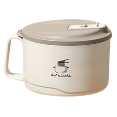 EDISH 304不鏽鋼大容量泡麵杯 900ml, 1個, 顏色隨機