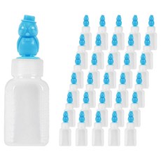 PE 하늘 펭귄 캐릭터 뚜껑 물약병 20ml, 100개