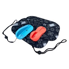 JYS SWITCH2 IS2 滑鼠+墊子, 藍橙色, 1套, JYS-NS2313-V4