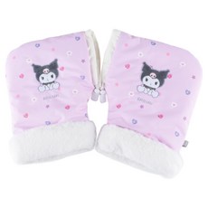 三麗鷗 庫洛米 圖案 滑板車 手套, 紫色, 1個