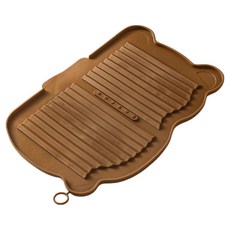 Happy Goods 內衣防滑可折疊洗衣板, 棕色, 1個