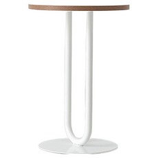 MARKET B DUGED 圓形邊桌 C型, 白色