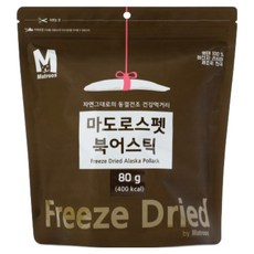 마도로스펫 반려동물 동결건조 간식 스틱, 북어, 80g, 1개