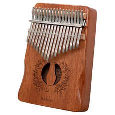 KANGA 高級型原聲桃花心木17音卡林巴琴 D10, 1個