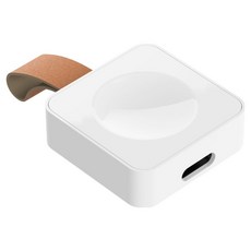 케미 2in1 애플워치 갤럭시워치 겸용 무선 충전기 HIWS-WWC10, 화이트, 1개