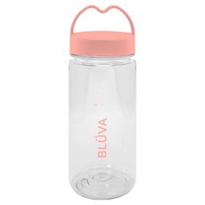 블루바 눈금표시 트라이탄 하트캡 쉐이커 보틀, 1개, 350ml, 핑크