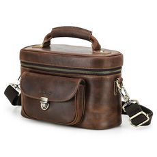 Contacts Tongkeun Changgo 旅行用相機收納包 25.5 x 11 x 16.5 cm, 咖啡色, 1個