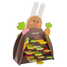 Janod 趣味桌遊 胡蘿蔔陷阱, 1個, 胡蘿蔔陷阱 多色