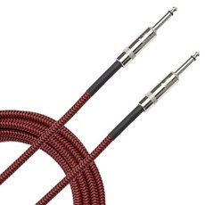 다다리오 악기용 기타케이블, PW-BG-20RD, red, 1개