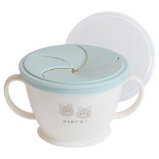 Baby&I 奶油零食杯, 1個, 薄荷藍