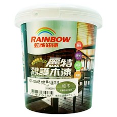 RAINBOW 虹牌油漆 麗特水性戶外護木漆 柚木 705-05, 1個