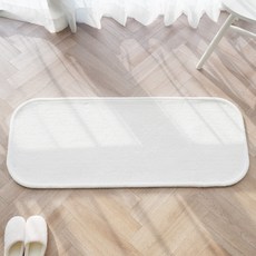 리치러그 국산 빨아쓰는 두툼한 주방 발매트 미니러그 4 사각라운드, 아이보리, 4.사각라운드 50 x 150 cm