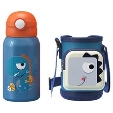 316不鏽鋼兒童保溫瓶 Z0106, 1個, 恐龍, 560ml