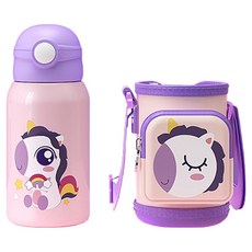 316不鏽鋼兒童保溫瓶 Z0106, 1個, 獨角獸, 560ml