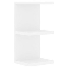 순잠 모던 벽걸이형 다층 인테리어 장식 선반, 화이트, 2단