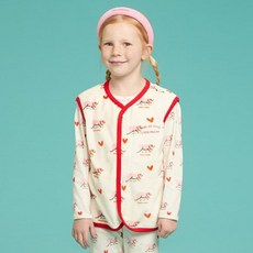 貝貝德皮諾內衣 豬豬愛心超細纖維毛絨背心 BU44VT306