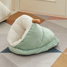 바오스레 반려동물 쿠션형 집 방석, 민트, 1개