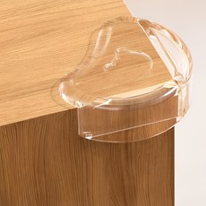 하우즈룸 모서리 보호 코너 가드 에어쿠션 소프트커브형, 투명, 12개