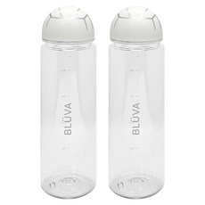 Bluba 刻度標示Tritan便攜式運動水瓶 排球蓋, 2個, 500ml, 混合色
