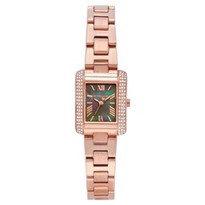 MICHAEL KORS 女款 Emery 珍珠母貝方形金屬手錶 MK4868