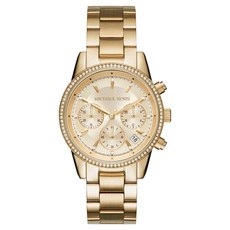 MICHAEL KORS 女款 Bryant 計時碼錶金屬腕錶 MK6356