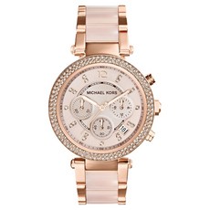 MICHAEL KORS 女款 Parker 計時碼錶金屬腕錶 MK5896