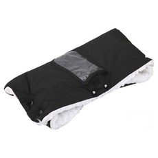 소담몰 고급 유모차 휴대폰 파우치 핸드워머 일체형, 블랙, 1개