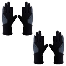 HIGH MOUNT 刷毛經濟手套 雙手穿戴 2件組, 灰色