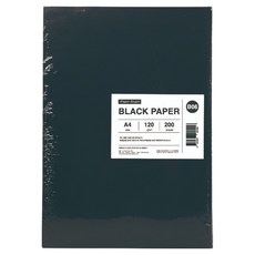 PaperAngel A4 黑色紙 120g, 200個