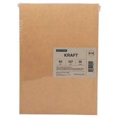 PaperAngel 厚牛皮紙 337g A5, 50個