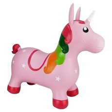 兒童跳跳馬/孩童健身球, 1個, 粉紅獨角獸