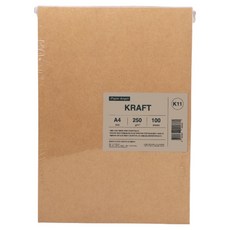 PaperAngel 크라프트 종이 250g A4, 100개