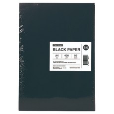 PaperAngel 特厚紙 A4 黑色 400g, 50個