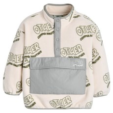 OTHER COMMA ANOTHER CURLY SUE 兒童 Edit 刷毛寬版套頭風衣上衣