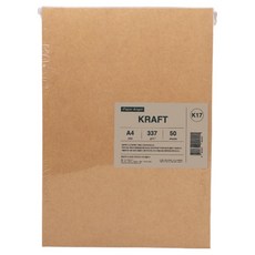 PaperAngel 厚牛皮紙 337g A4, 50個