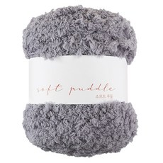 청송뜨개실 소프트푸들 뜨개실, 1개, 31 연그레이