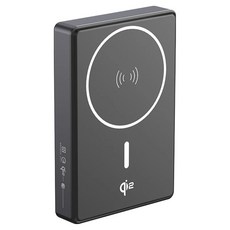PHILIPS 飛利浦 Qi2 立架式磁吸無線快充行動電源 10000mAh DLP2719Q, 黑色