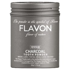 WHITELABS 竹炭潔牙粉, 50克, 1個