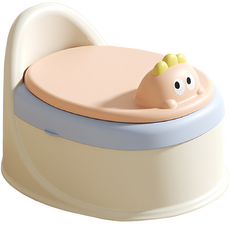 MH家居 兒童恐龍學習馬桶, 珊瑚粉