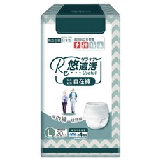 RelaCare 悠適活 日本製造 長效瞬吸自在褲 600c.c., 1個, L, 20片