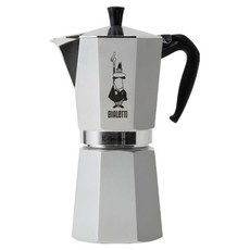 BIALeTTI 拜雷提 Moka Express 摩卡壺 18杯份, 銀色, 1個