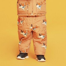 BEBE DE PINO 幼童滿版小狗圖案鋪棉長褲 BP44PL132