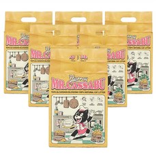 hurray Mr. Casaboo 豆腐木薯混合貓砂, 7L, 無香, 6包