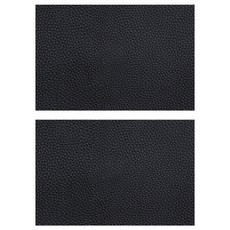 皮革修補片 30 x 20cm, 黑色, 2個