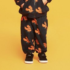 BEBE DE PINO 嬰幼兒 Jess 滿版印花刷毛長褲 BP44PD124