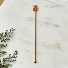 모던하우스 홀리베어 크리스마스 스텐304 머들러, 1개, 베어