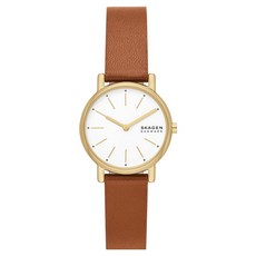 SKAGEN 女款經典皮革手錶 SKW3121