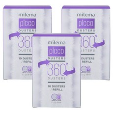 밀레마 피코 더스터 먼지털이 리필 10p, 퍼플, 3개